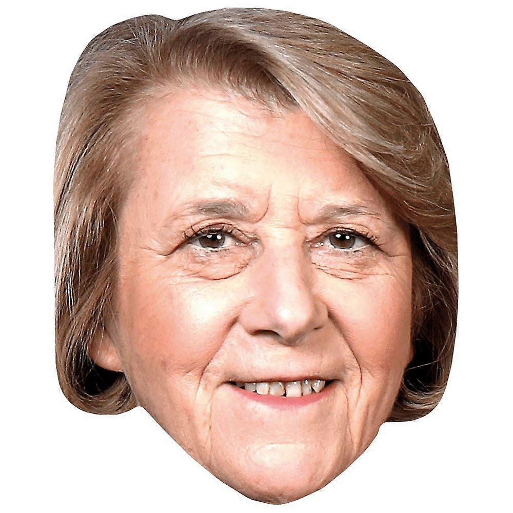 Arlette Chabot (Smile) Celebrity Mask, Flat Card Face