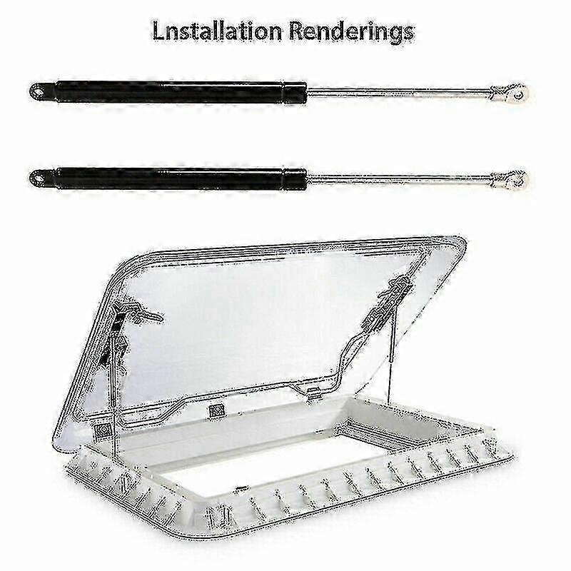 Gas Struts (2X) for Dometic Seitz Heki Caravan Hatch Skylight 330mm