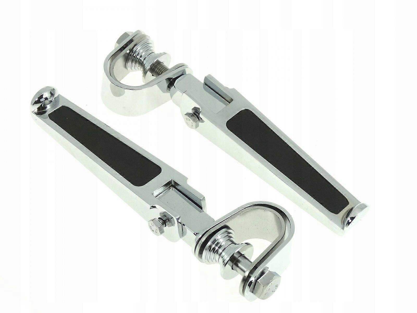 Walker Footrests With Crash Bars 25-32mm - Rubber