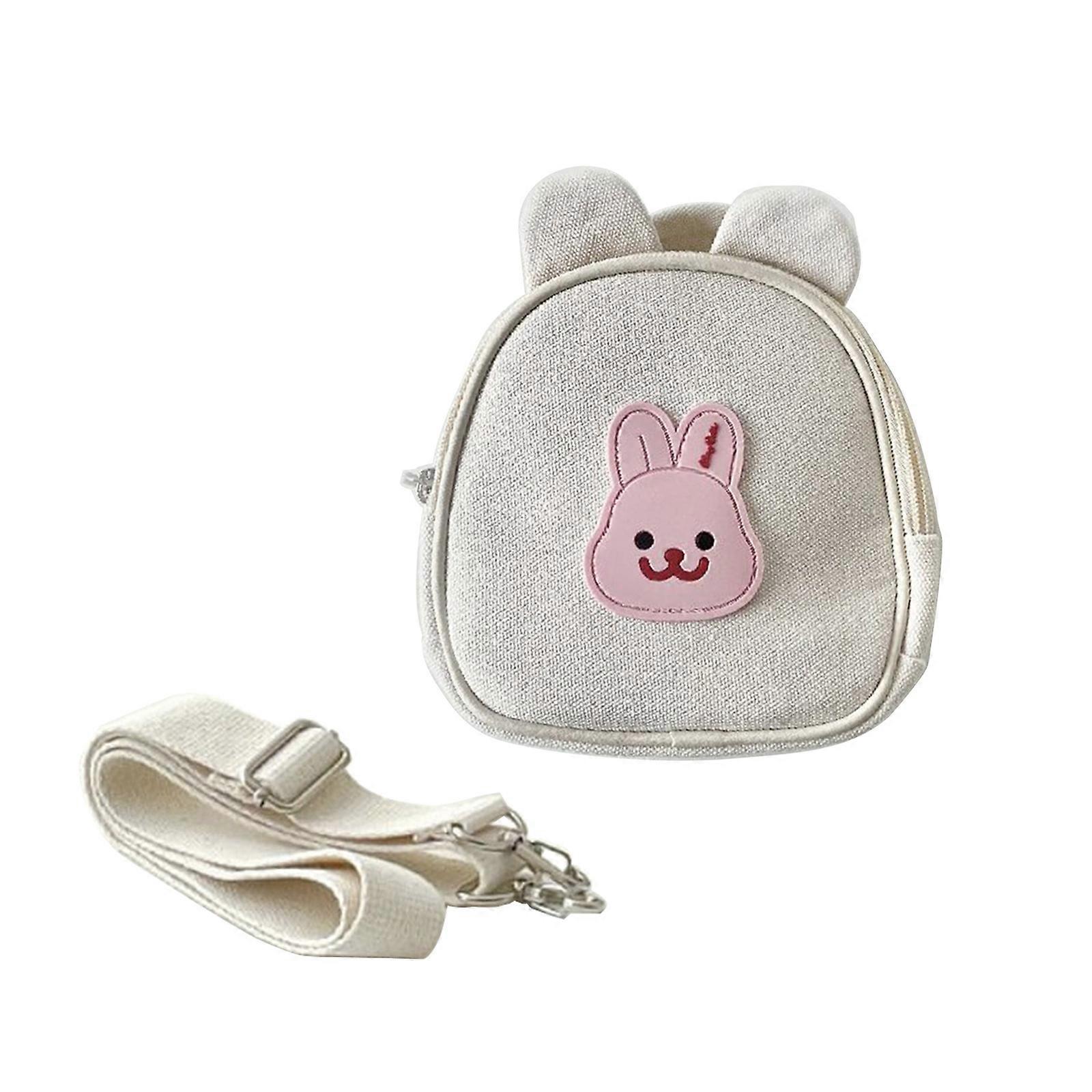Compact & Durable Stroller Storage Pouch Rabbit Bear Designs Pram Hanger Bag Perfect for Traveling and Everyday Walks