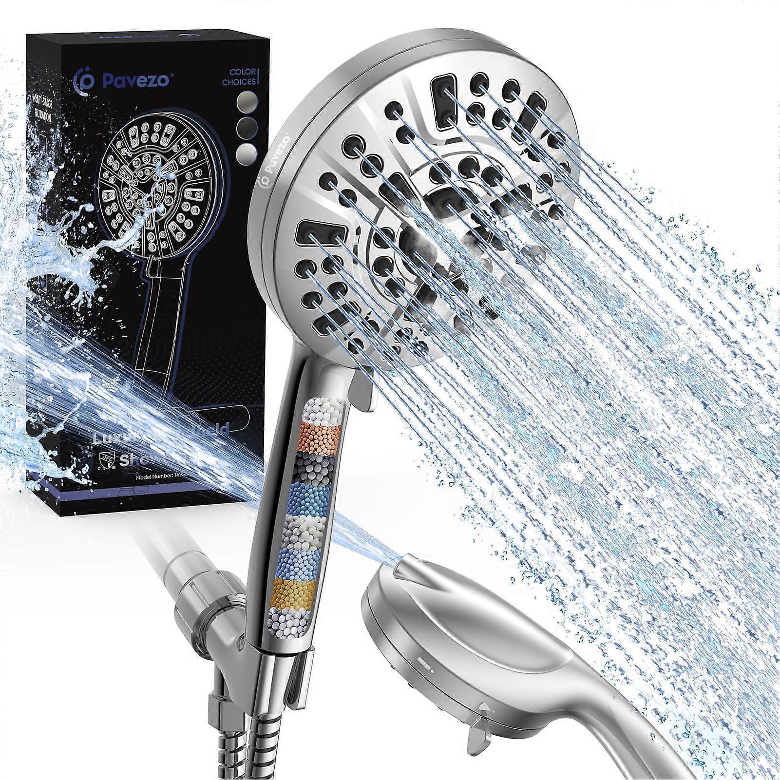 ® High Pressure Shower Title Hand Type 5 'Large, extra long 60' SS HORTUM 10 MODE PASTABLE SHOWER Title