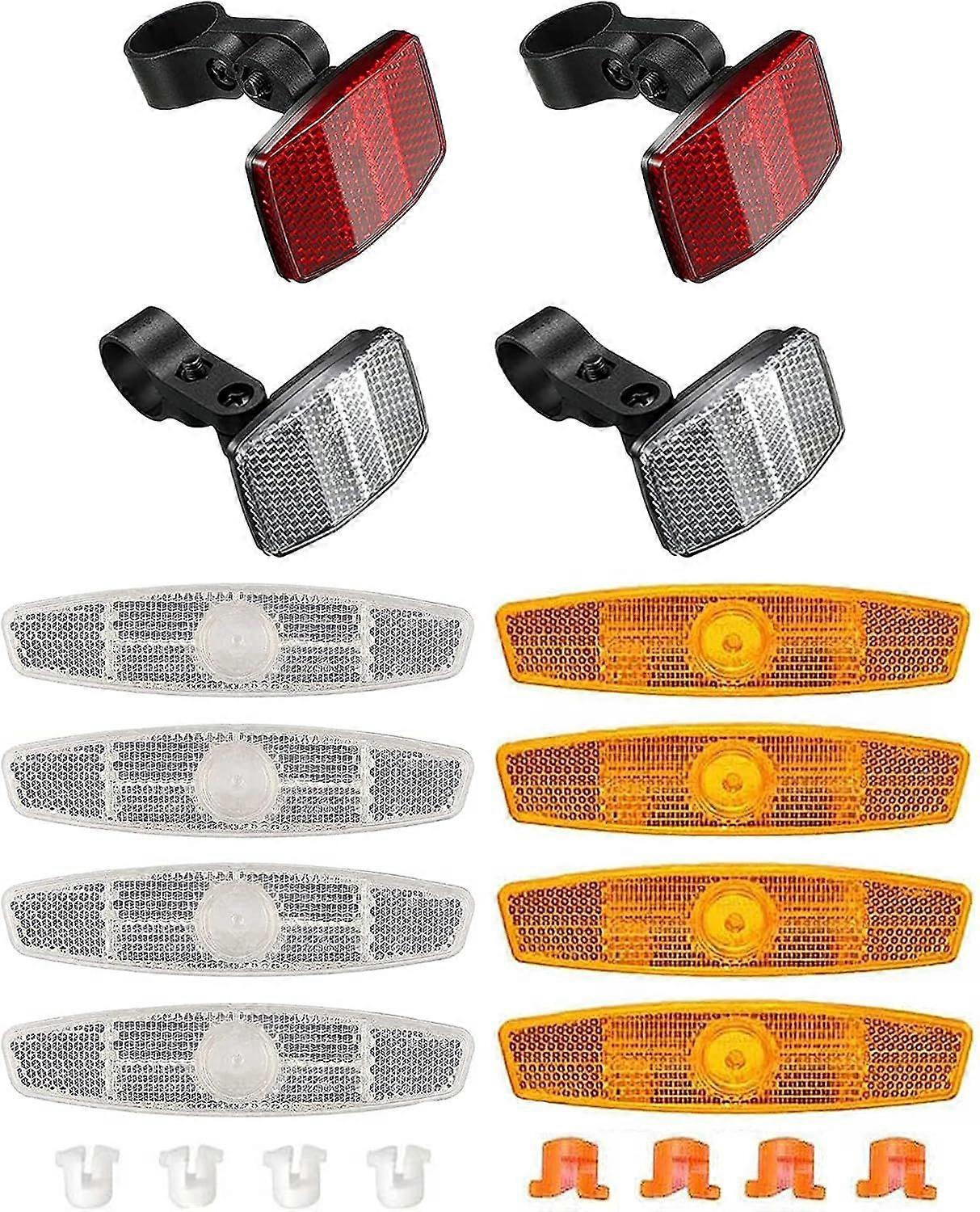 Bicycle Reflective Set 12 Pcs Jormftte for 22.2mm/28.6mm