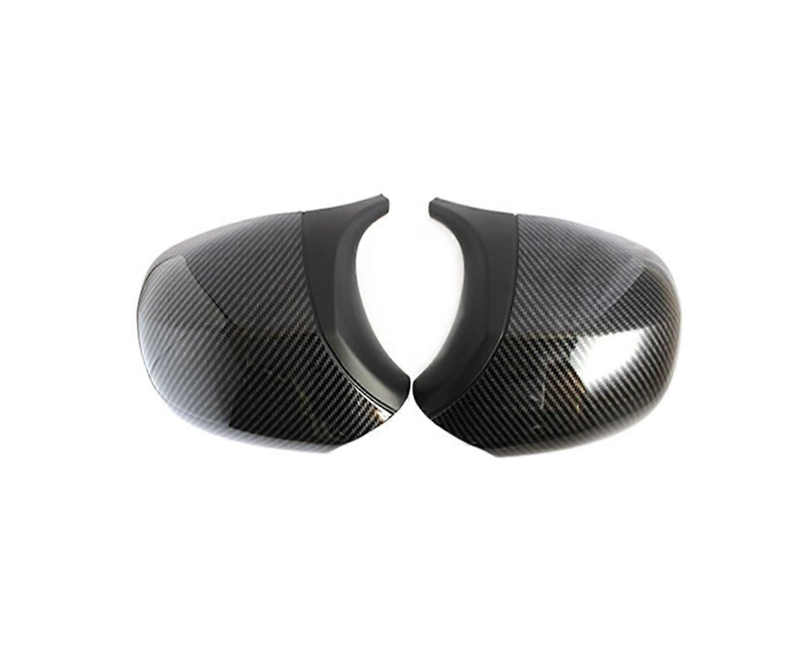 Replacement Rearview Side Mirror Covers Cap For BMW E90 E91 E92 E93 E81 E87 E82 E88 3 Series Carbon Fiber Pattern Gloss