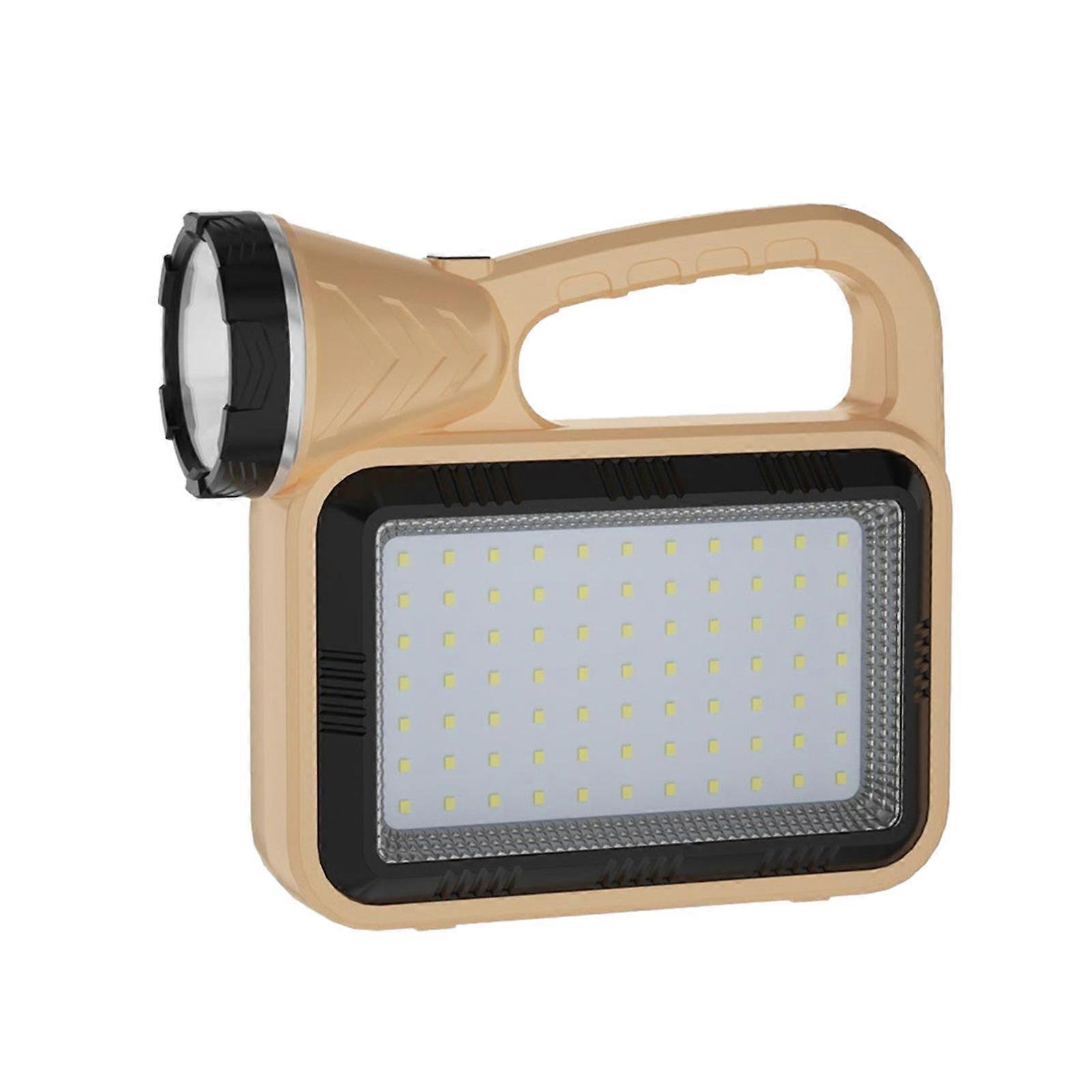 Portable Camping Lamp Flashlight Rechargeable LED Light Source LED Side Light Solar Power Supply Three Light Sources Multiple Lighting Modes MoldGuard