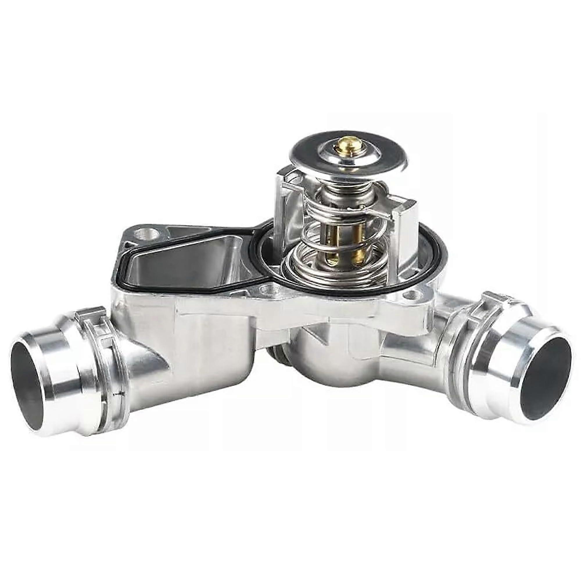 Engine Coolant Thermostat Housing Assembly Compatible with BMW E36 E39 E46 E53 E85 X3 X5 Z3 Z4 320i 323i 325i