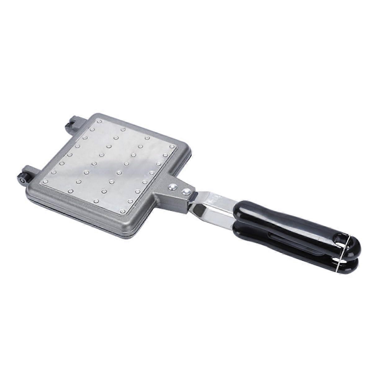 Waffle Pan Maker Non-Stick Waffle Baking Dish with Removable Plates, 4 Slice Capacity, Easy Clean Design