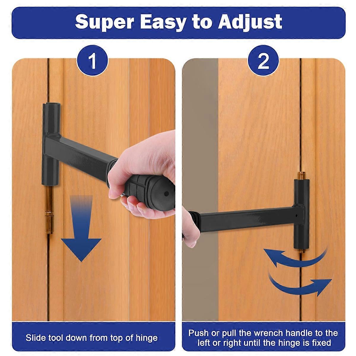 Door Hinge Adjustment Tool for .134 Gauge Commercial Door, Hinge Adjustment Wrench ,for Door Hinge R