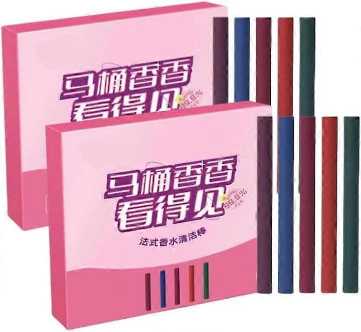 Toilet Cleaning Sticks, Concentrated, Multifunctional Clean Agent, Deodorizing Block, Long-Lasting Scent, Easy To Use