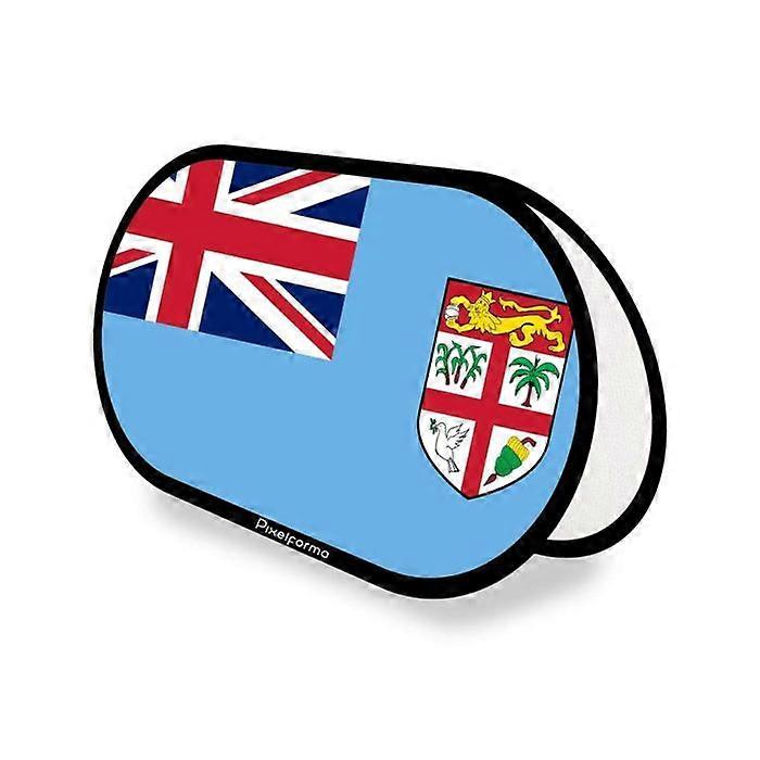 Flag - Fiji - Oval - 70 x 120 cm - Polyester - Double-sided printing