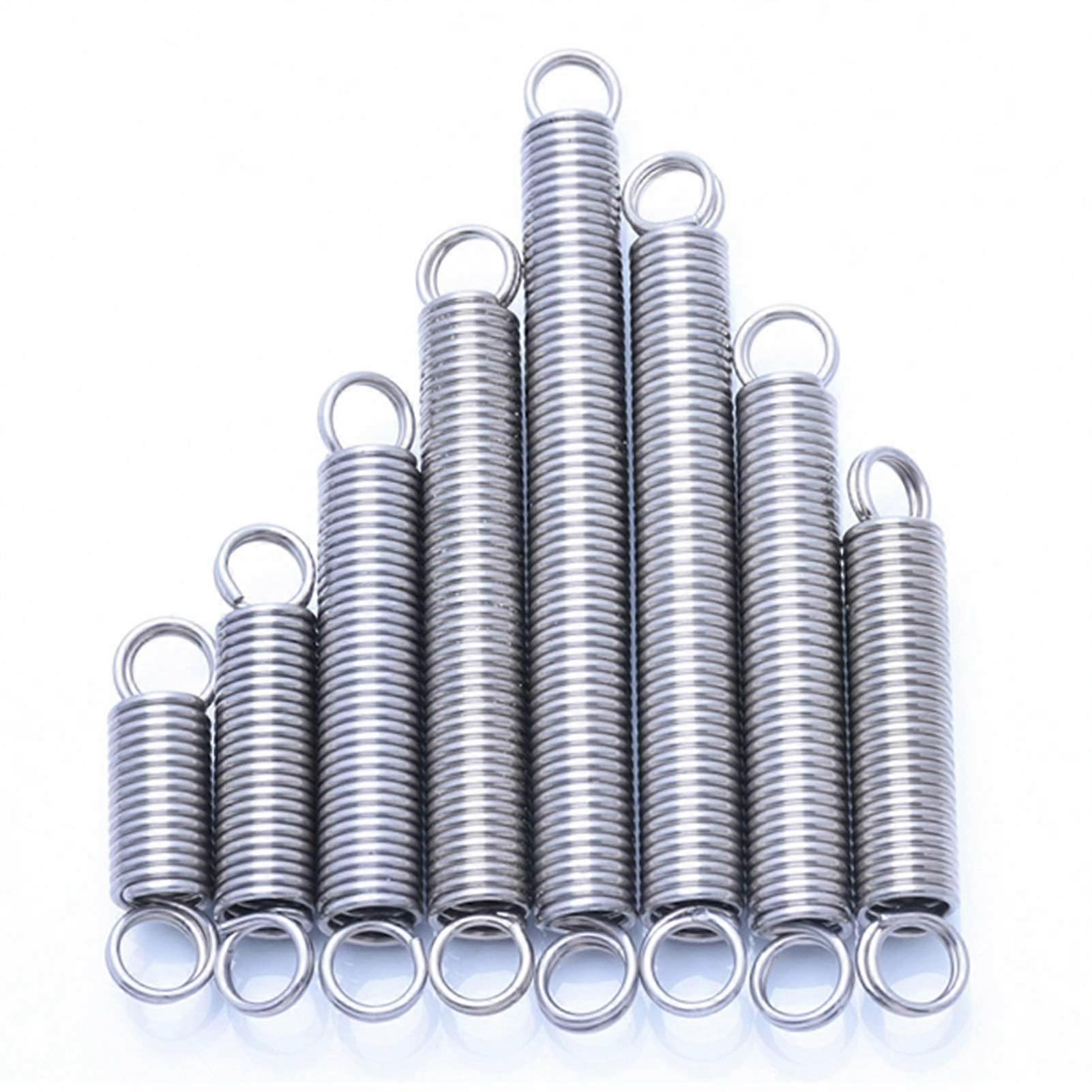 Tension Spring 0.8mm Wire Diameter 6mm Outer Diameter 140mm Length Coil Extension Spring Ring Hook