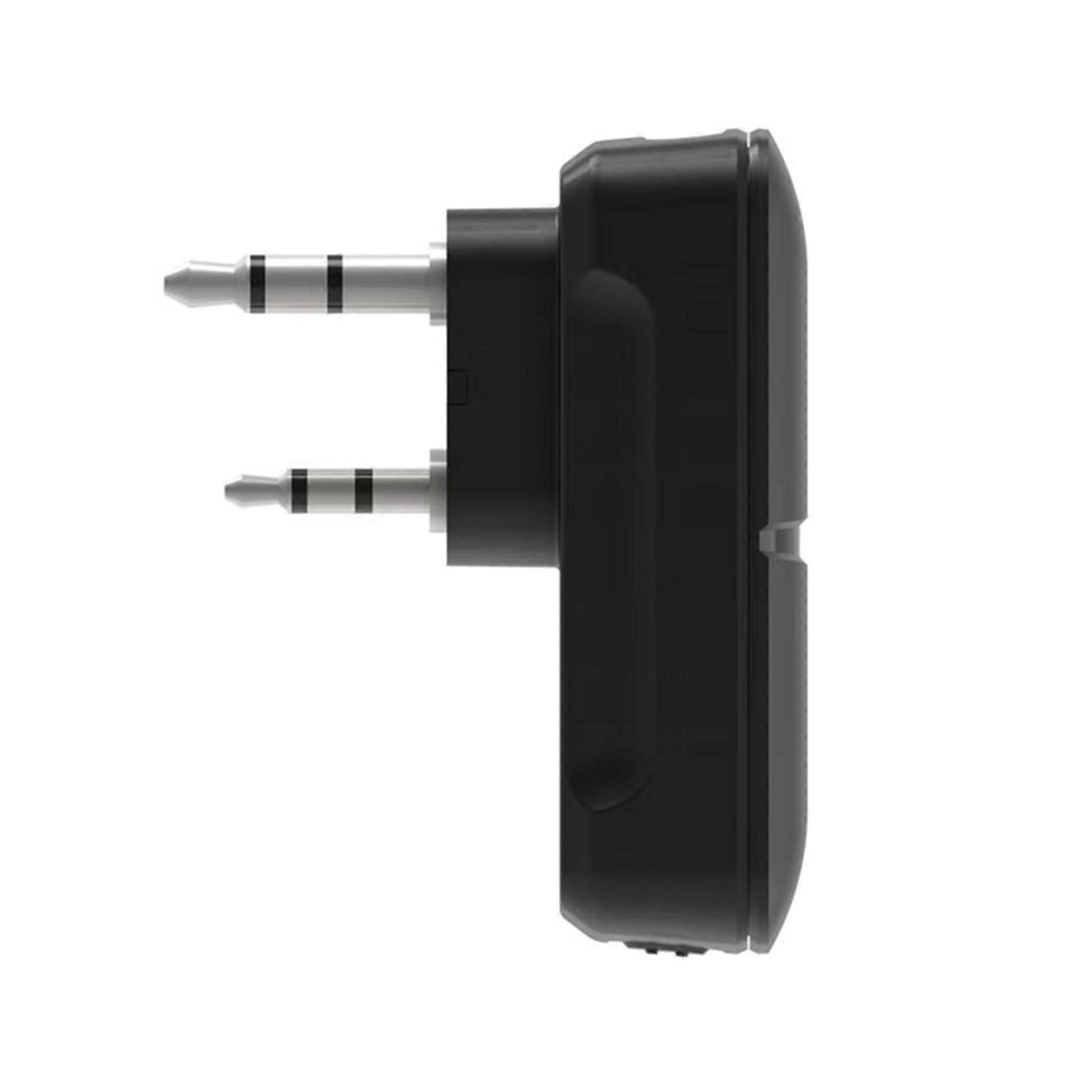 Walkie-Talkie Two Way Radio Programming Cable 2 Pin Type Universal Radio Station Programming Adapter