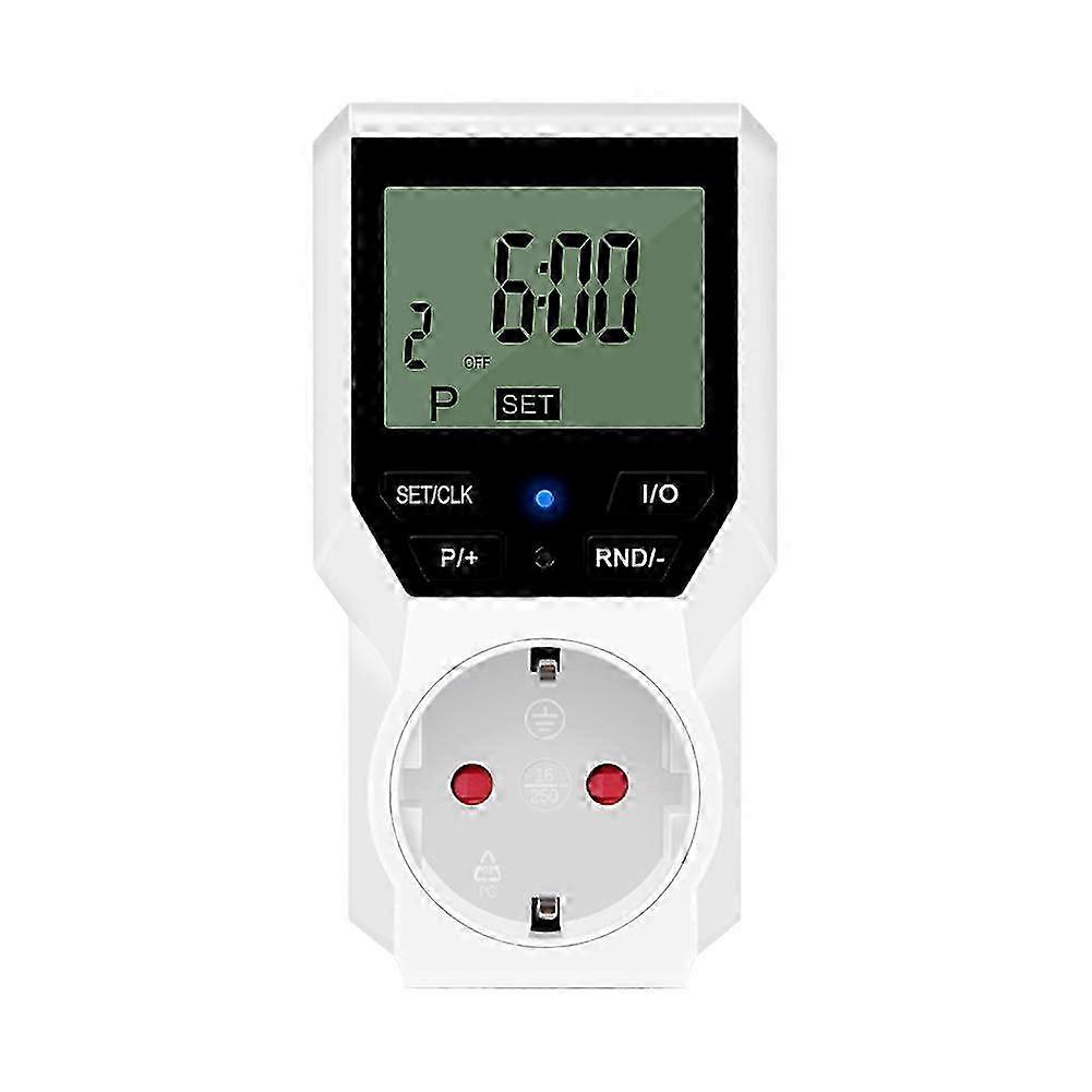 Smart Timer Socket with Precise Control, Remaining Time Display & Mode Settings