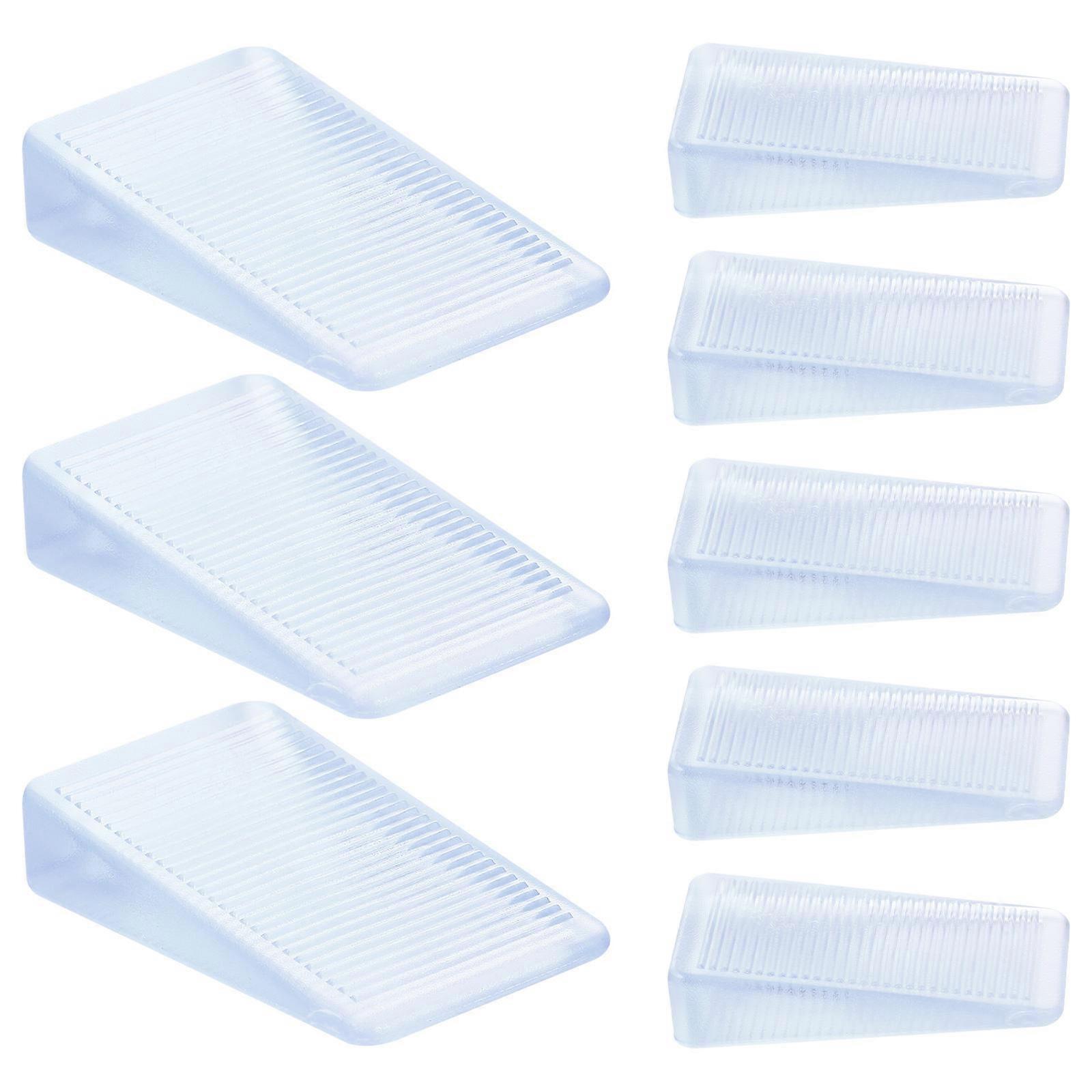 8pcs Durable Door Wedge Stopper & Furniture Leveling Shims for Stabilizing Tables, Chairs, Cabinets, and Doors on Uneven Surfaces