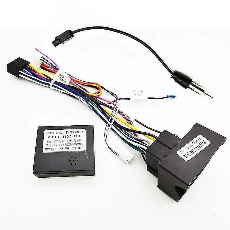 CANBUS Decoder 16 pini conector auto Android Head Unit cablu de sârmă pentru Mercedes Benz E Class W211