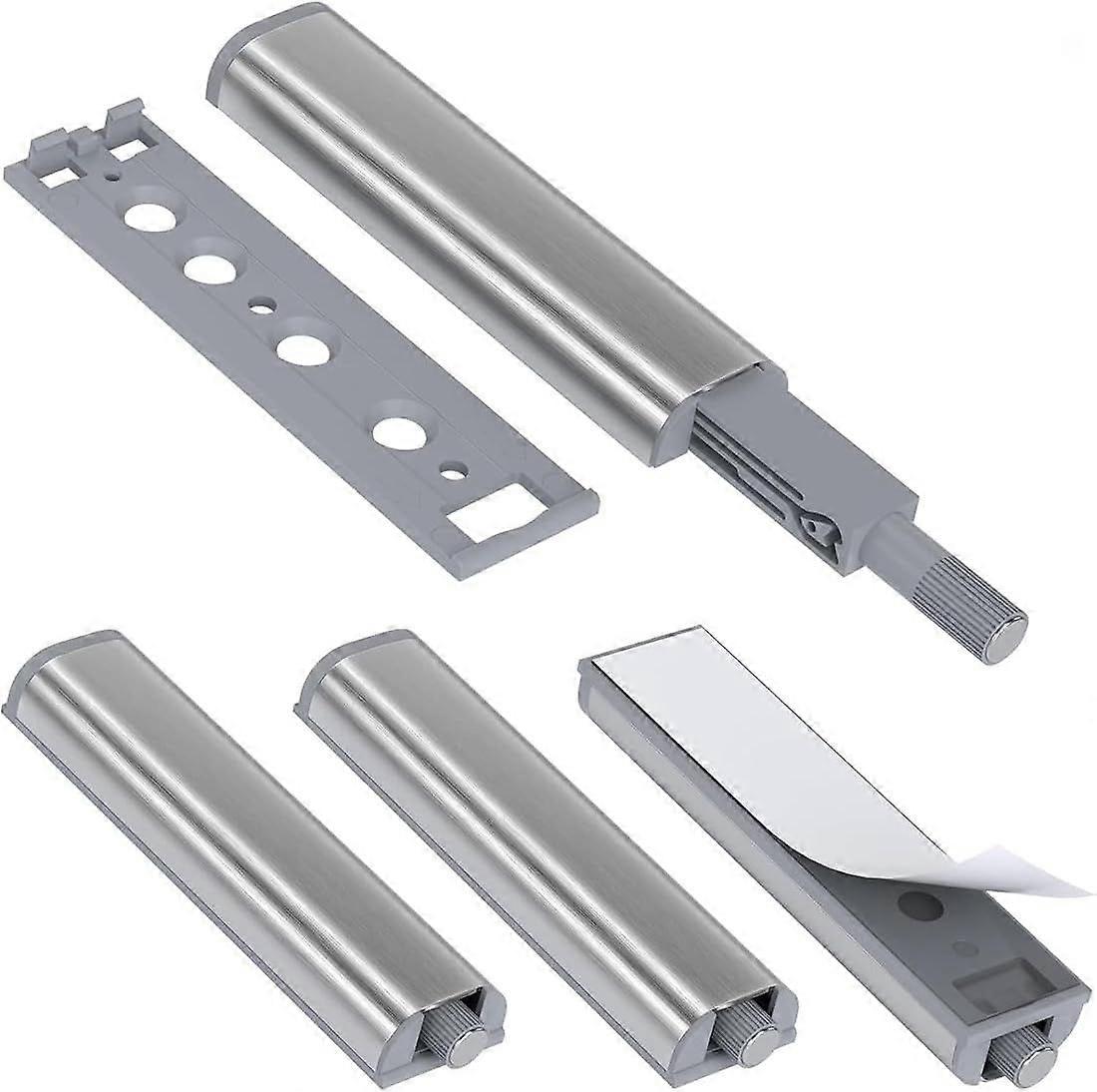 Pieces Push to Open Magnet Push Door Cupboard Magnetic Latch, Damper Buffer, Opens and Closes with Pressure for Cabinet Door, Drawer, Furniture and C