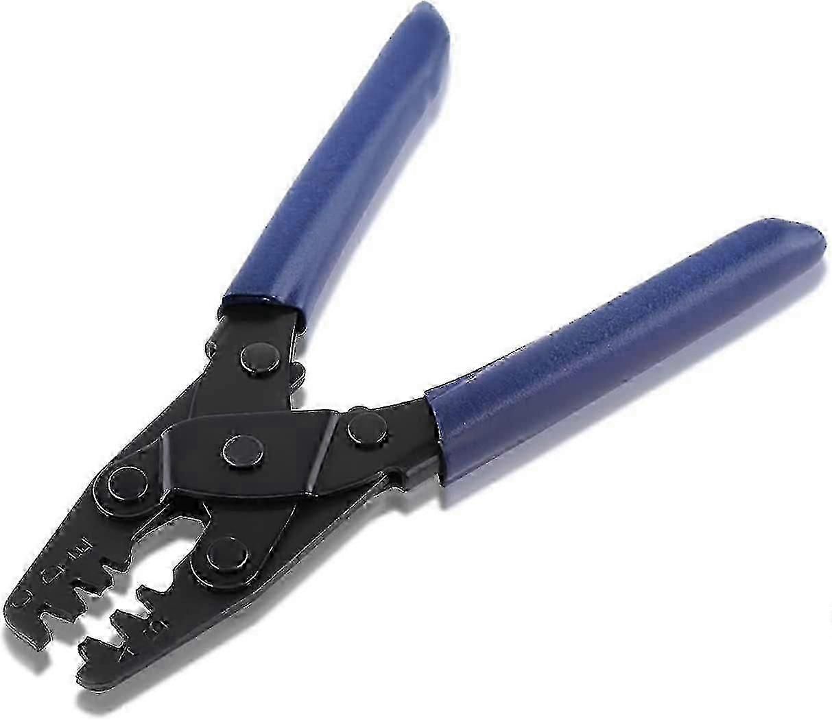 Wiring Crimper Open Type Car Terminal Wire Harness Crimping Pliers Open Type Crimping Tool Crimper Pliers Tool (black Purple) (1pcs)