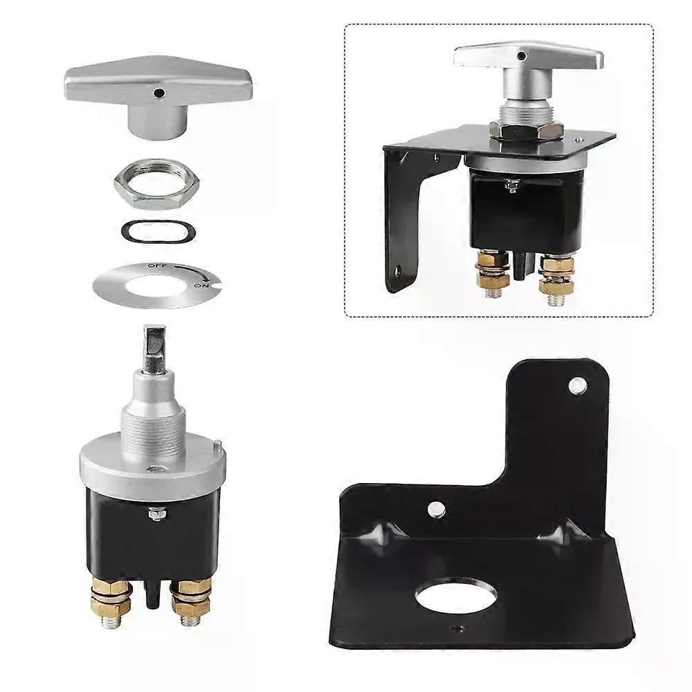 1500A Heavy Duty Battery Kill Mass Switch Battery Circuit Cutter Disconnecter Isolator With Keyhole compatible for  RV Camper Van Truck Boat