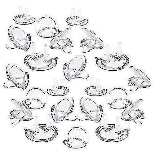 Clear Childproof Outlet Covers for Electrical Socket Safety Protection