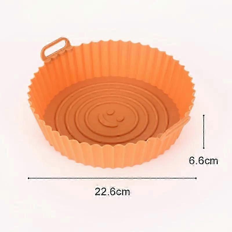 Reusable Silicone Baking Tray for Air Fryers, Suitable for Various Brands, Ideal for Pizza and Fried Chicken, Multi-functional Air Fryer Pan