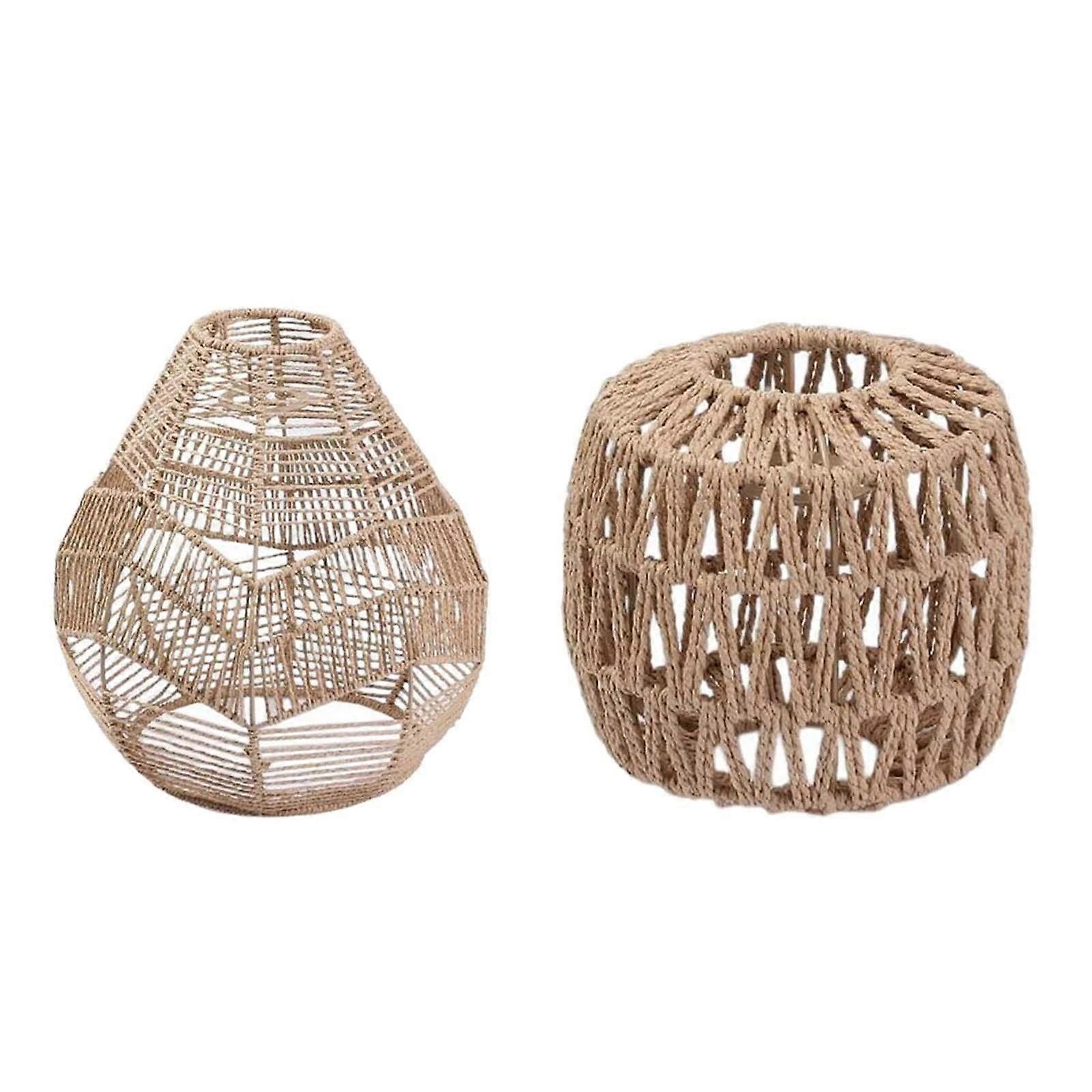 2pcs Boho Pendant Lamp Shade Ceiling Light Shade Lampshade for Home Kitchen