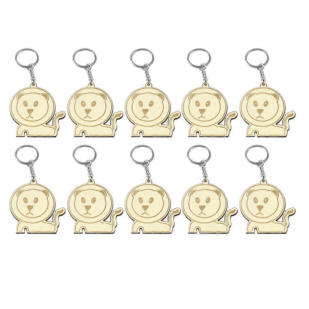 Handmade Lion Keyring, Attractive Animal Pendant for Craft Projects