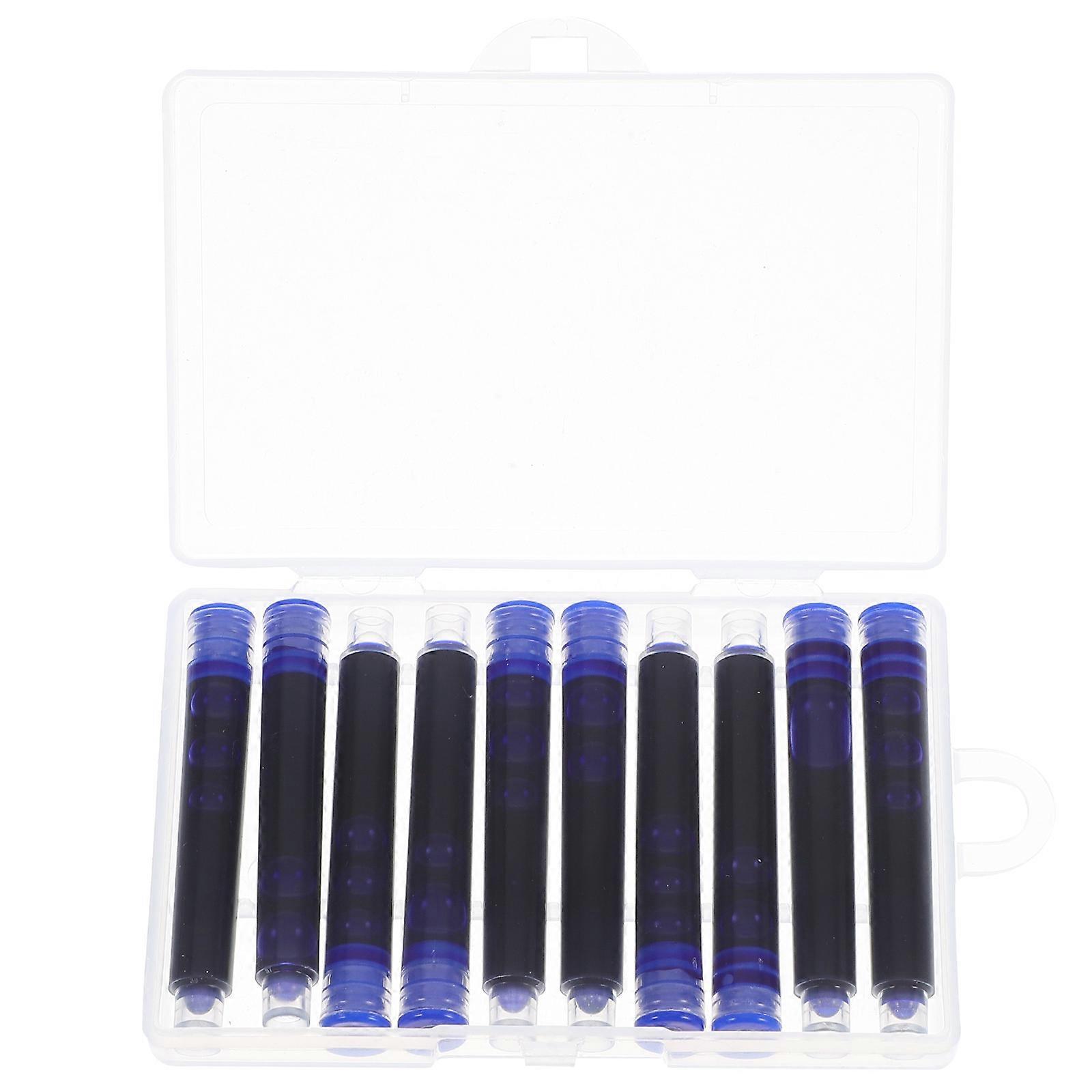 Refillable Pen Ink Refills Smooth Writing For Students Homework Practice 5.60X0.80X0.80CM Blue 1Set