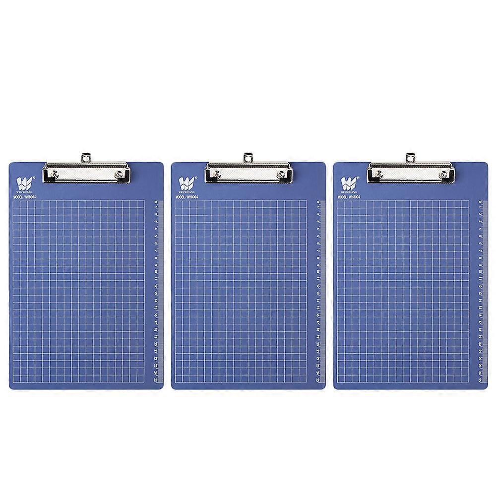 Memo Size Clipboard Hanging File Holding Dark Blue 31.5X21.5cm 3Set
