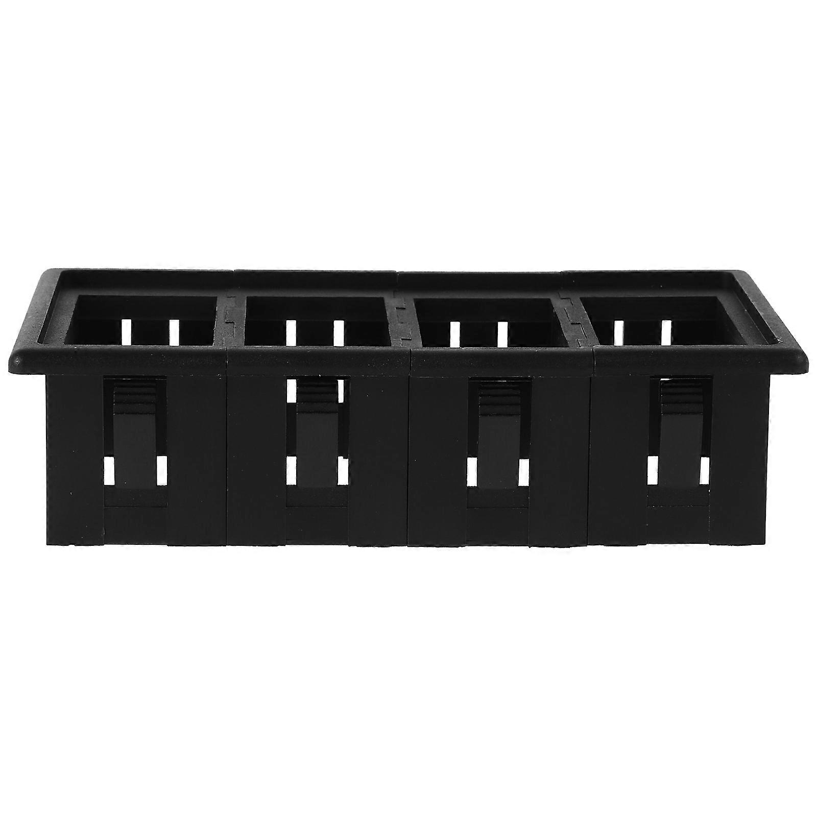 Durable Plastic Automotive Switch Holder for Dashboard and Car Yacht Panel Mounting Bracket