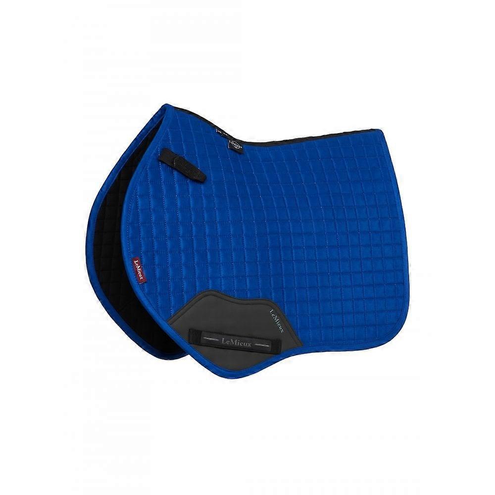 LeMieux Lemieux Mini Suede Close Contact Square Saddlepad - Benetton Blue