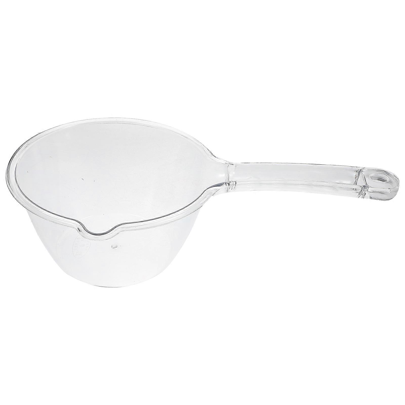 Transparent Practical Water Scoops for Home Use PET Material Multipurpose Kitchen Spoons