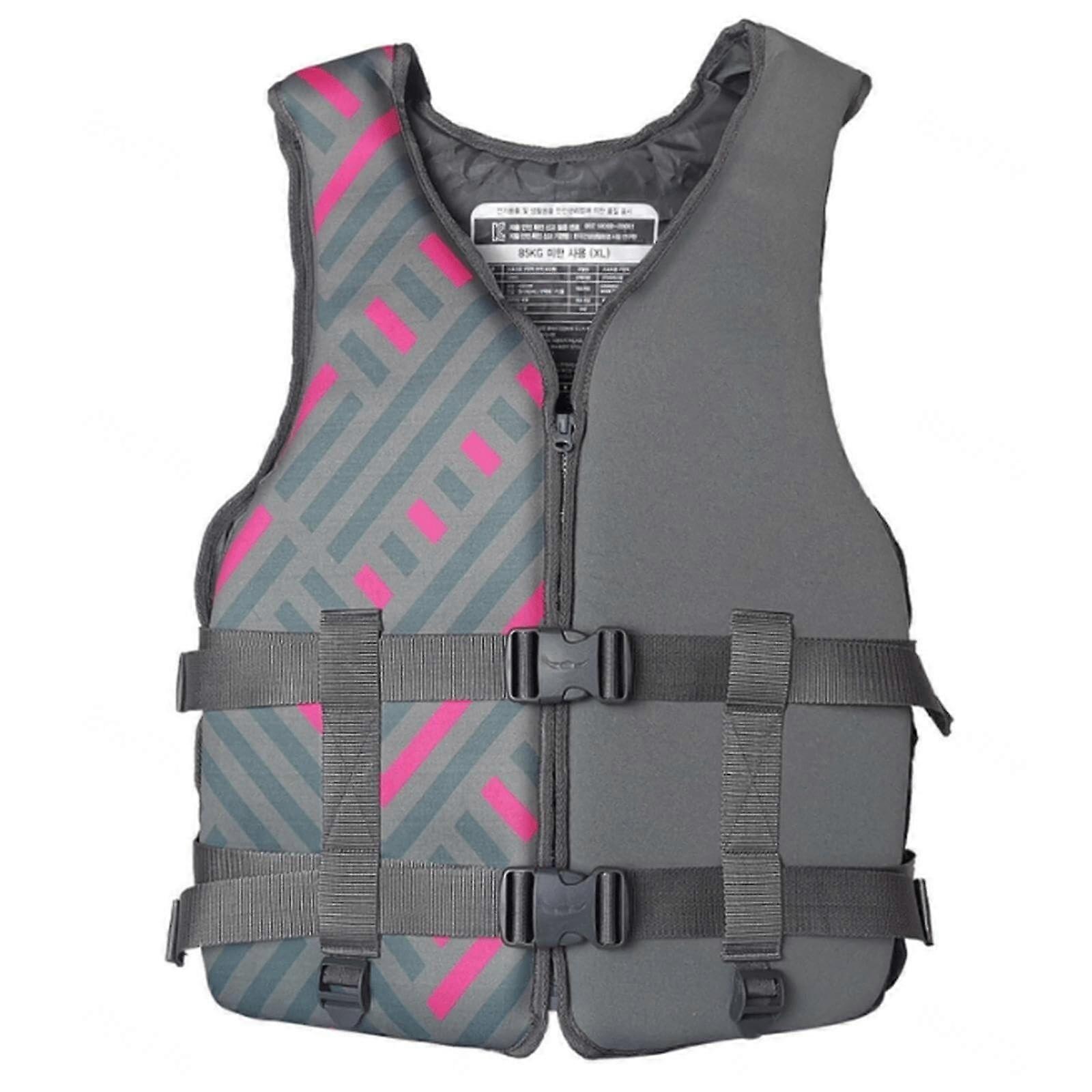 Adult Life Jackets Lightweight Multi-Function Rescue Vests with Adjustable Strap for Boating, Surfing, Snorkeling (Size L)