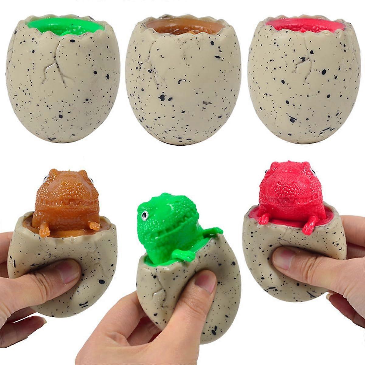 Easter egg stress ball dinosaur squeeze toy