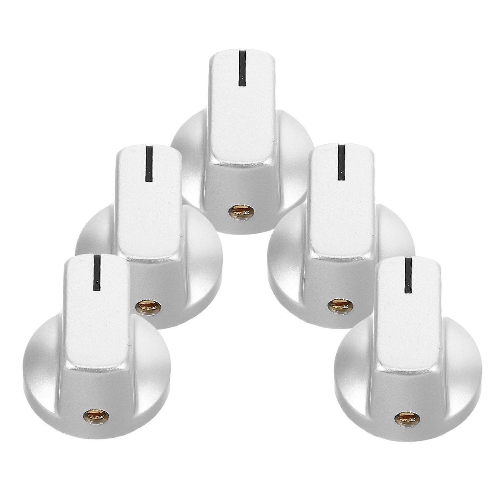 5pcs Potentiometer Knobs Plastic Volume Tone Knobs Universal Top Hat For Electric Guitar Speaker Amplifier Mixer Board