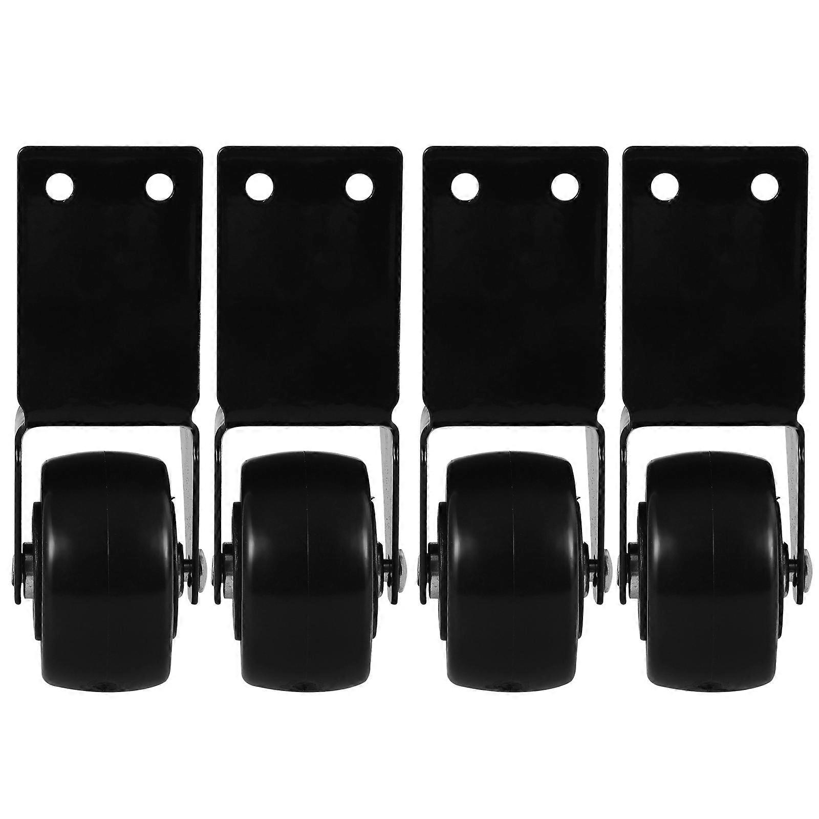 Replacement Caster Wheel For Suitcase Multi-Use Smooth Rolling Black 4Pcs