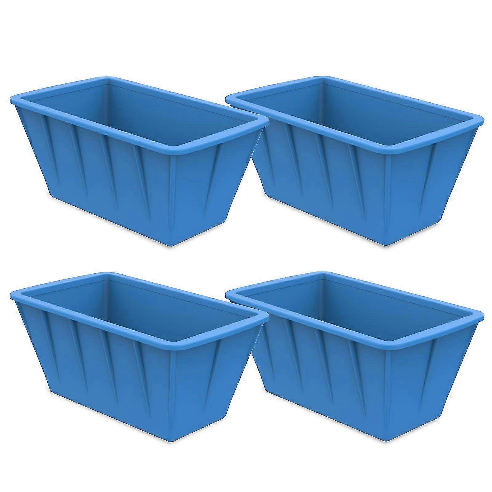 4 Pack Extra Large Silicone Ice Cube Molds for Drinks and Cocktails