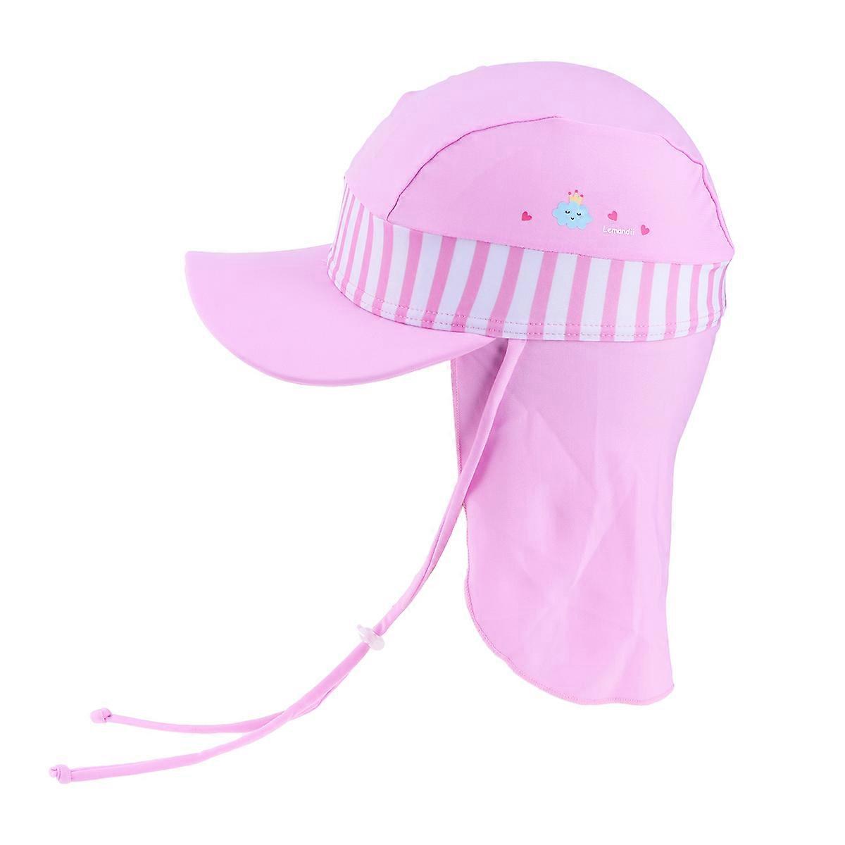 Infant Swim Hat Simple Style Kid Neck Protective Hat For Summer Use 1Pcs