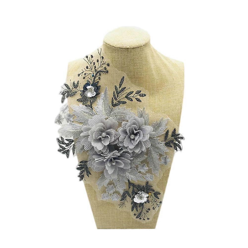 Flower Patch Light Grey Versatile Decor for DIY Decoration Enjoyment