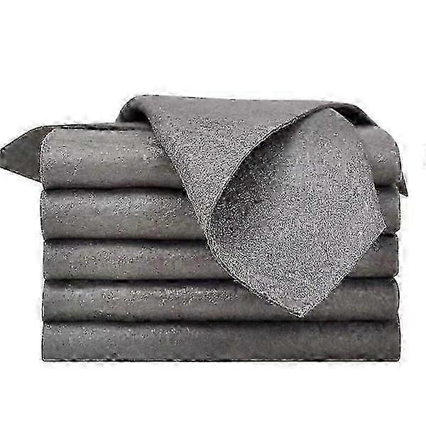 10-pack magic cloth cleaning cloth for cleaning windows, gla Dark grey