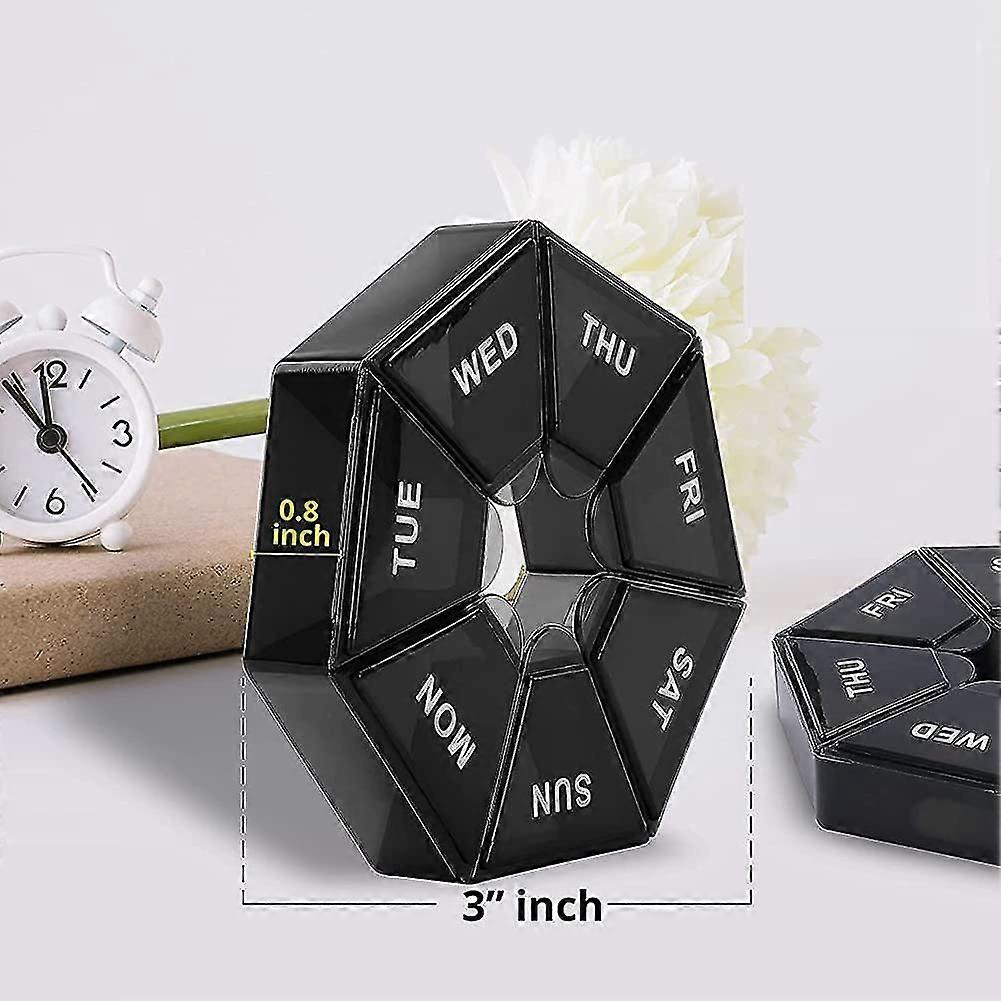 Pill Box 7 Days, Medicine Box 7 Days, Pill Box 7 Days Easy To Open Medicine