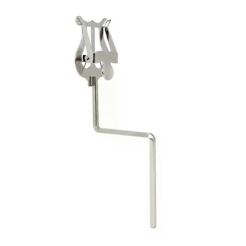 Saxophone Marchings Lyre Portable Music Stand Sax Clamp-On Clip Holder Lyre Marchings Music Clip for Saxophone Band