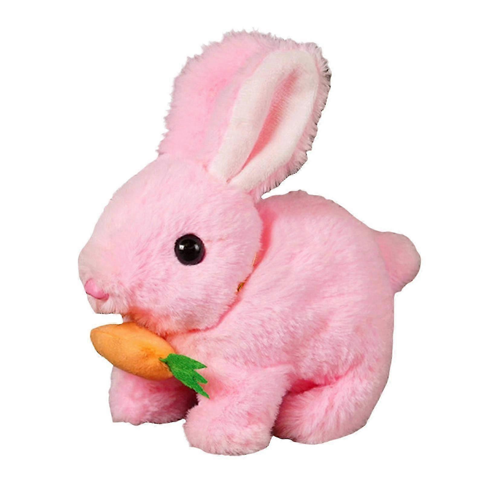 Interactive Plush Bunny Toy - Realistic Walking and Talking Bunny Robot for Easter