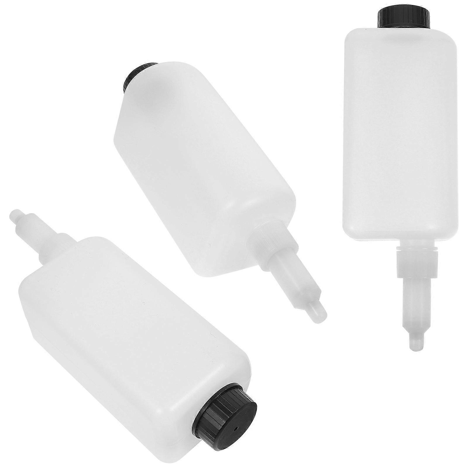 White Soap Dispenser Replacement Bottle with for Bathroom Kitchen Use 3 Set