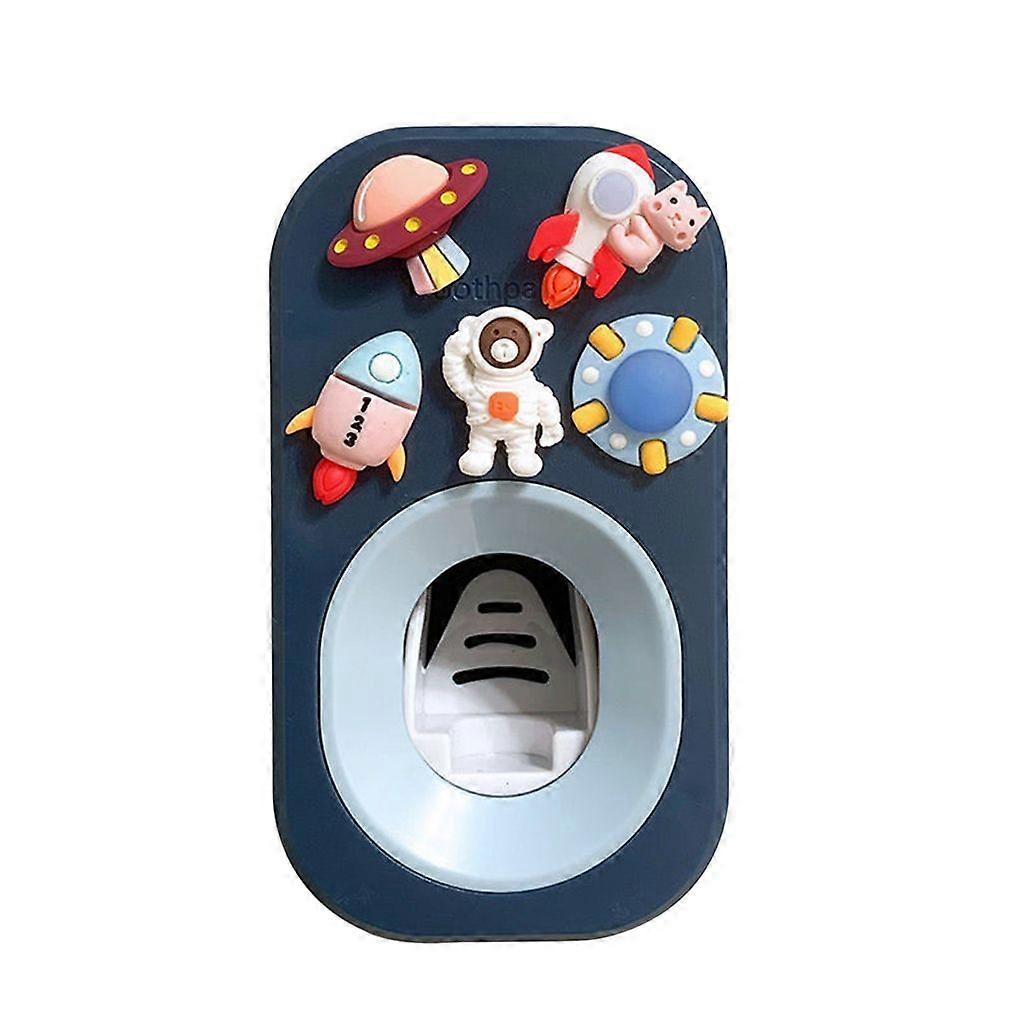 Toothpaste squeezer cartoon labor-saving plastic wall-mounted automatic toothpaste squeezer holder bathroom supplies-B