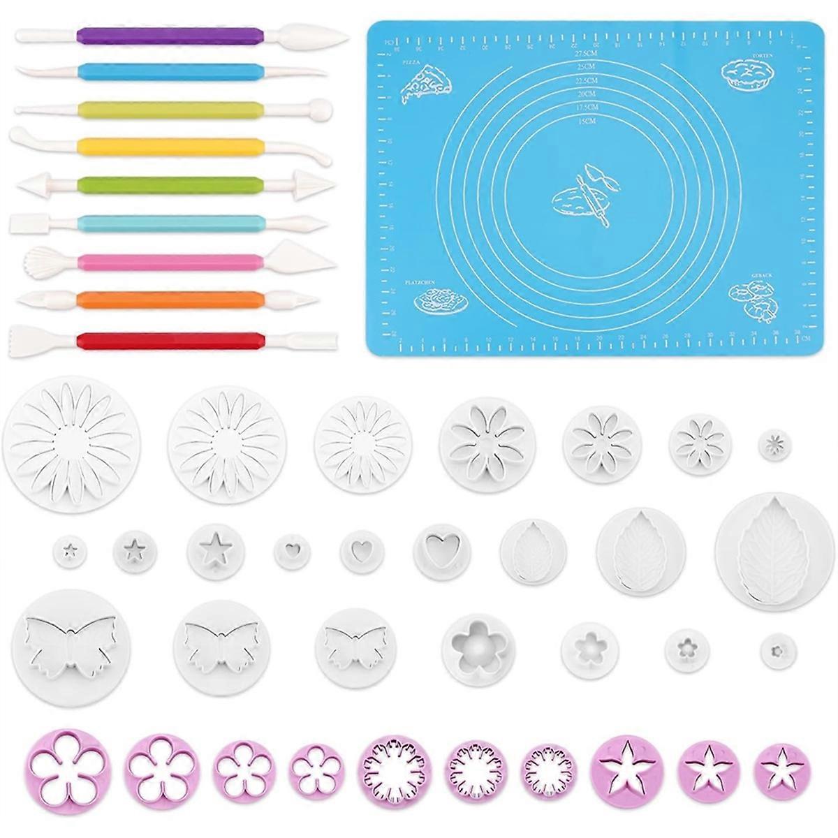 40 Pcs Ceramic & Pottery Tools Set - Complete Kit with Sculpting