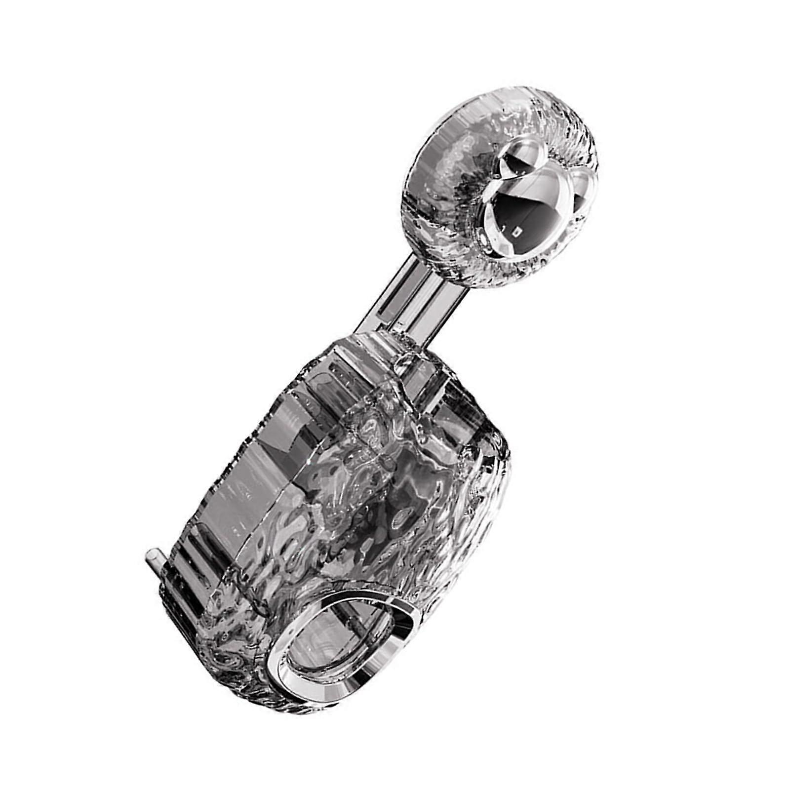 Automatic Toothpaste Dispenser Wall-Mounted Bathroom Organizer Transparent Gray For Family Shower