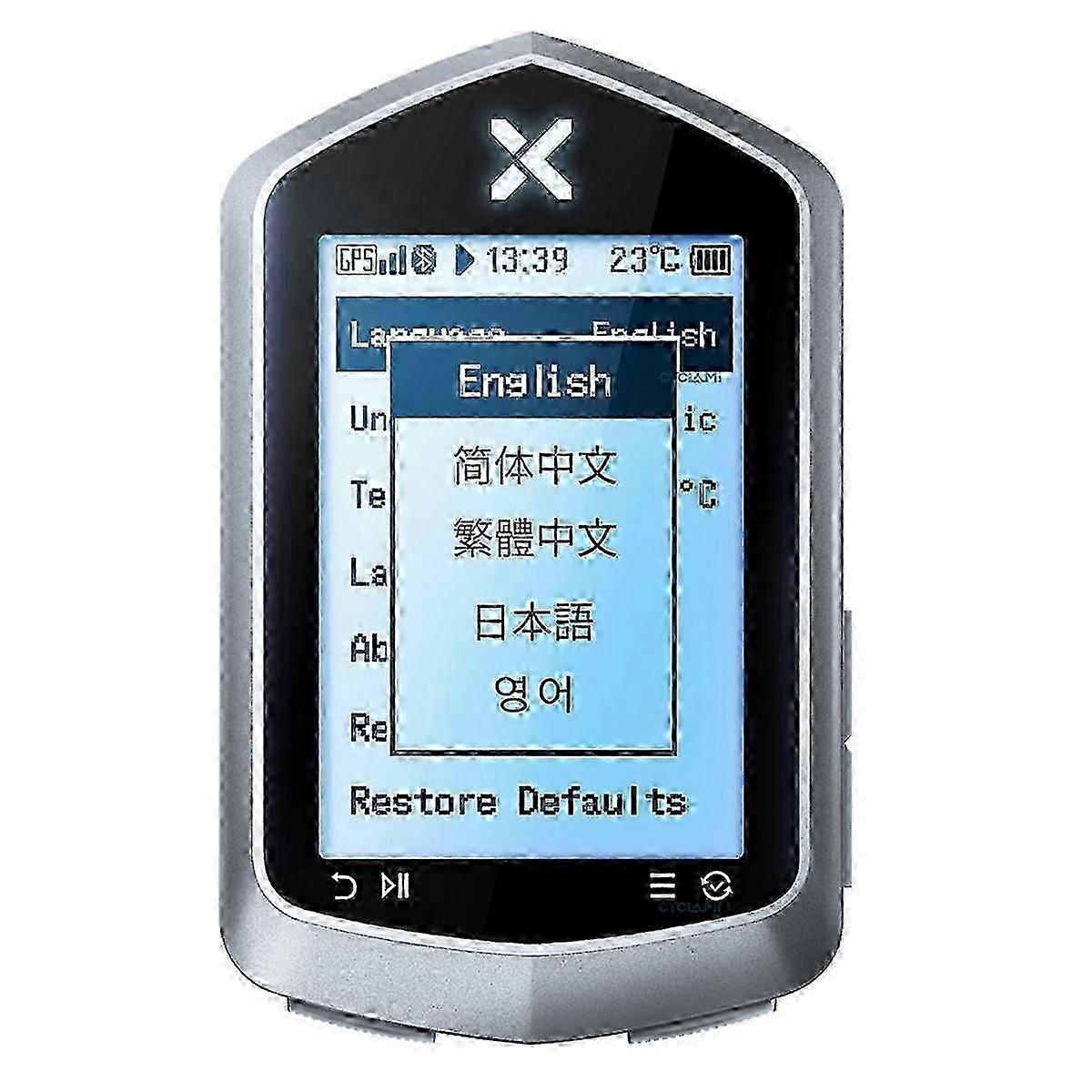 NAV Plus NAV+ Bike Computer GPS Bicycle Riding Cycling Map Route Navigation Road Wireless Speedome jn