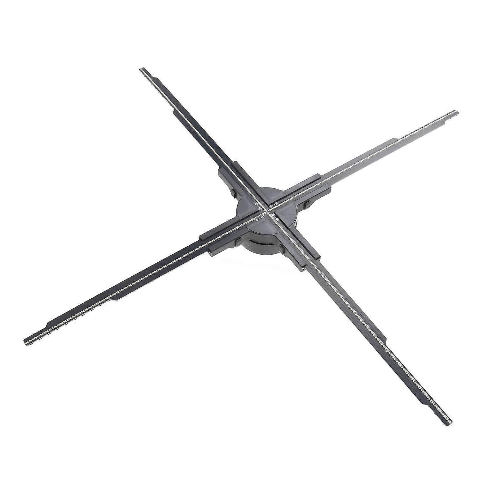 65CM 3D Hologram Fan Projector: WiFi Control, 2500x640 Resolution, 640 LEDs, UK Plug