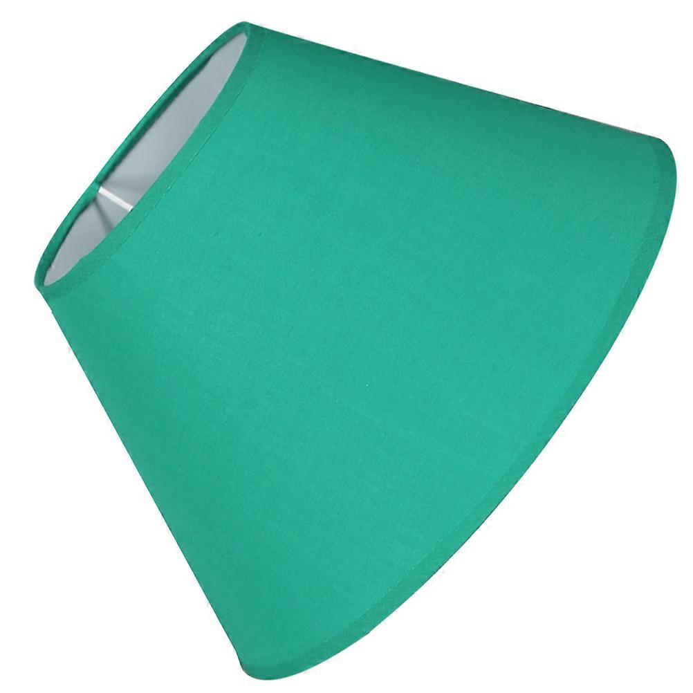 Lampshade for Small Table Lamp Green Cotton Polyester Blend Light Diffusion 1Set