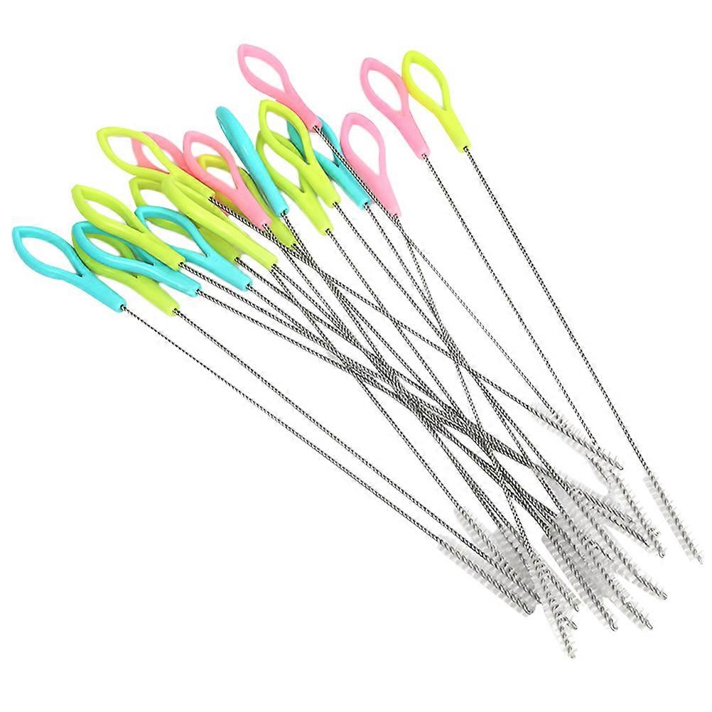 50 Pcs Durable Nylon Tube Cleaner Straw Brush for Bottles and Stainless Straws – Easy Clean with Comfortable Grip