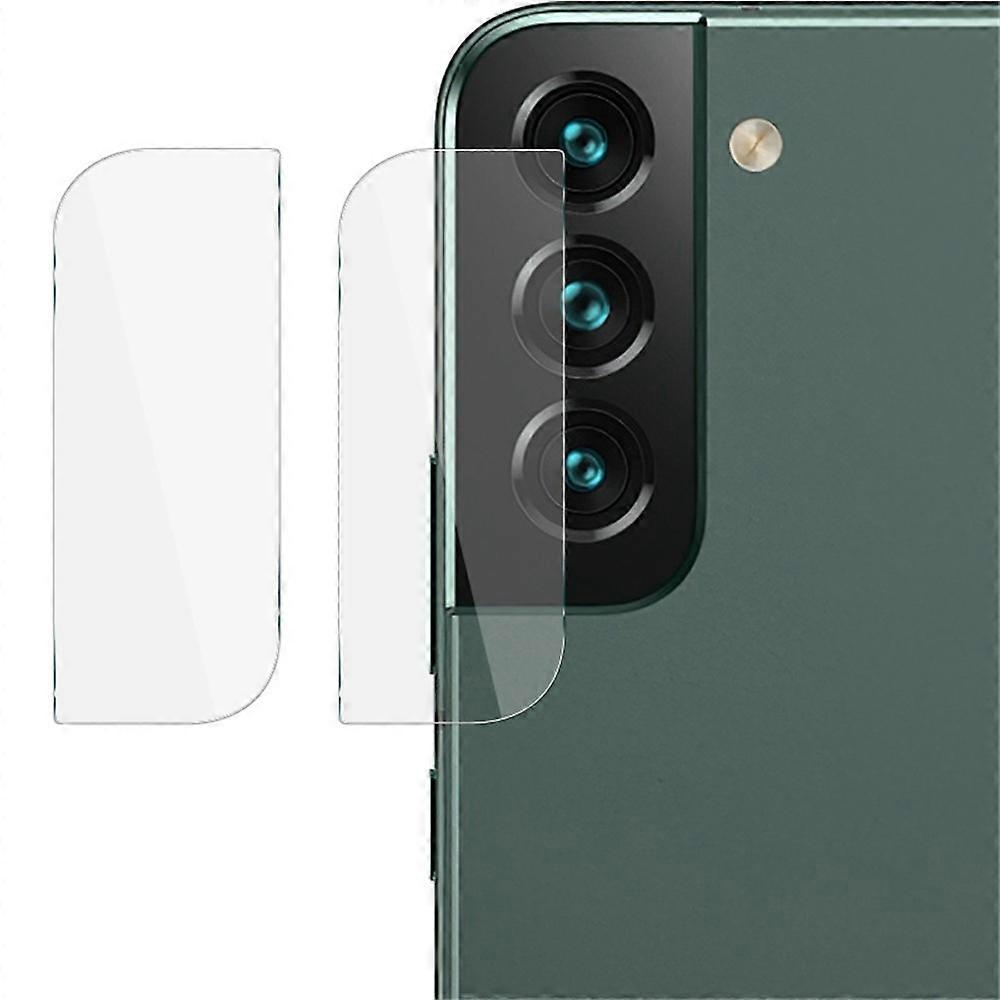 IMAK 2Pcs / Set Camera Lens Protector Compatible For Samsung Galaxy S22 5G / S22+ 5G, Ultra Clear Tempered Glass Anti-Scratch Prot